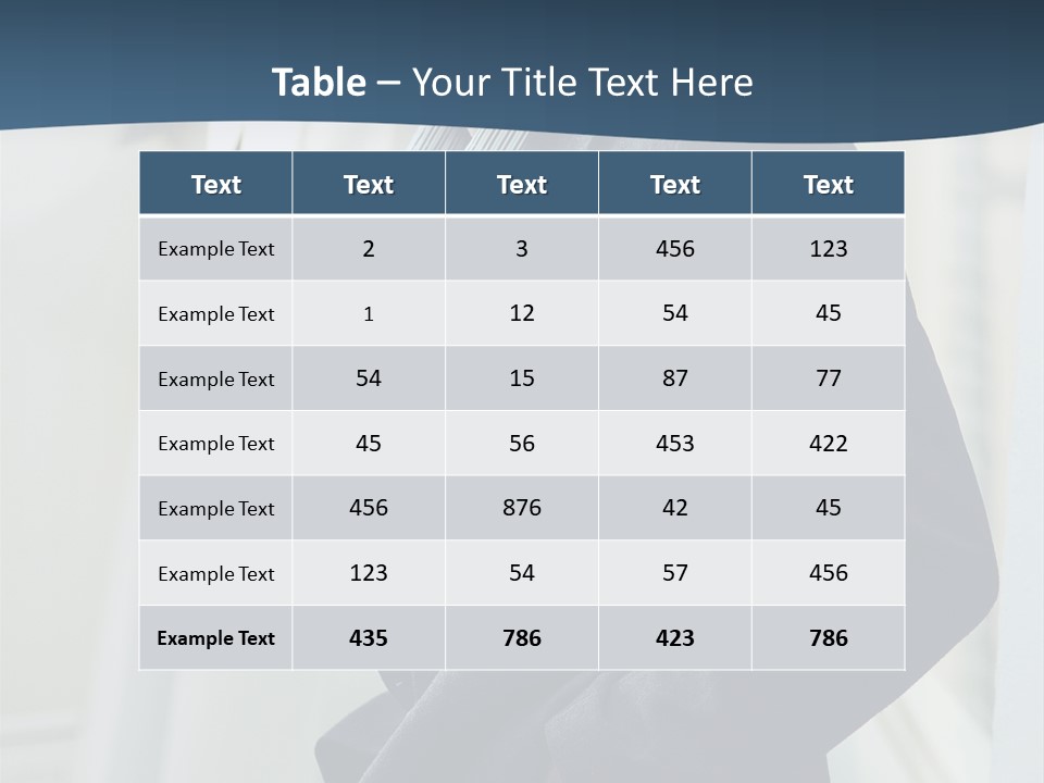 Male Young Outdoor PowerPoint Template