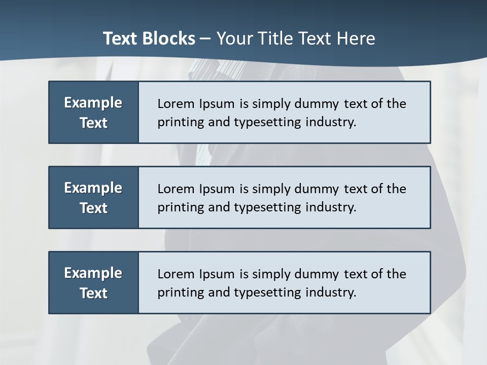 Male Young Outdoor PowerPoint Template