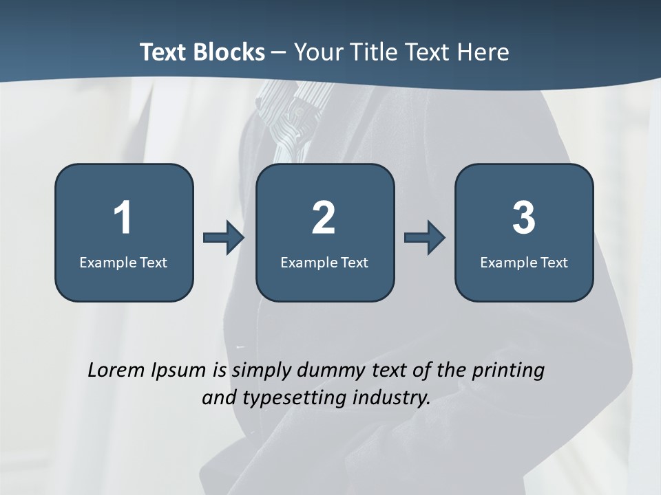 Male Young Outdoor PowerPoint Template