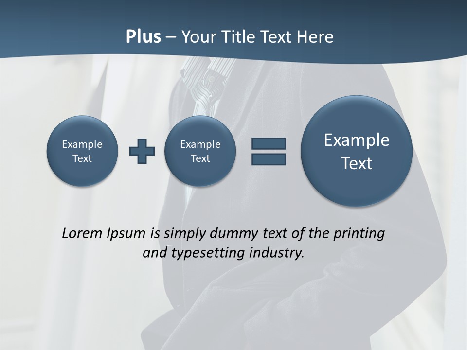 Male Young Outdoor PowerPoint Template