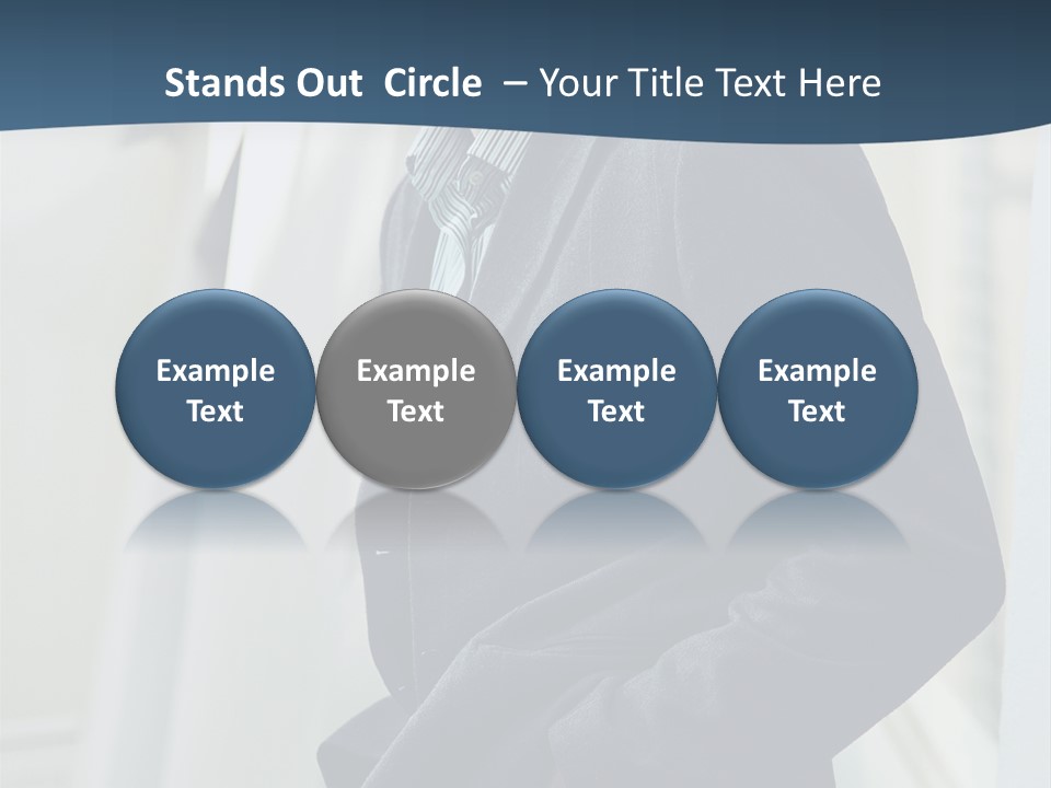 Male Young Outdoor PowerPoint Template