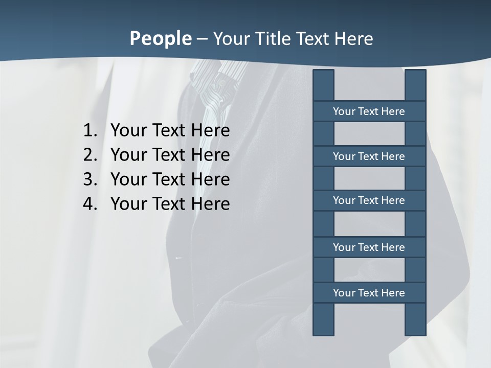 Male Young Outdoor PowerPoint Template