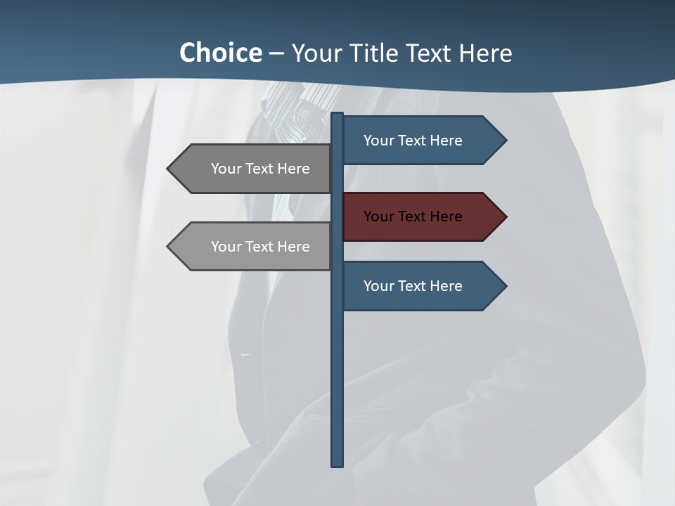 Male Young Outdoor PowerPoint Template