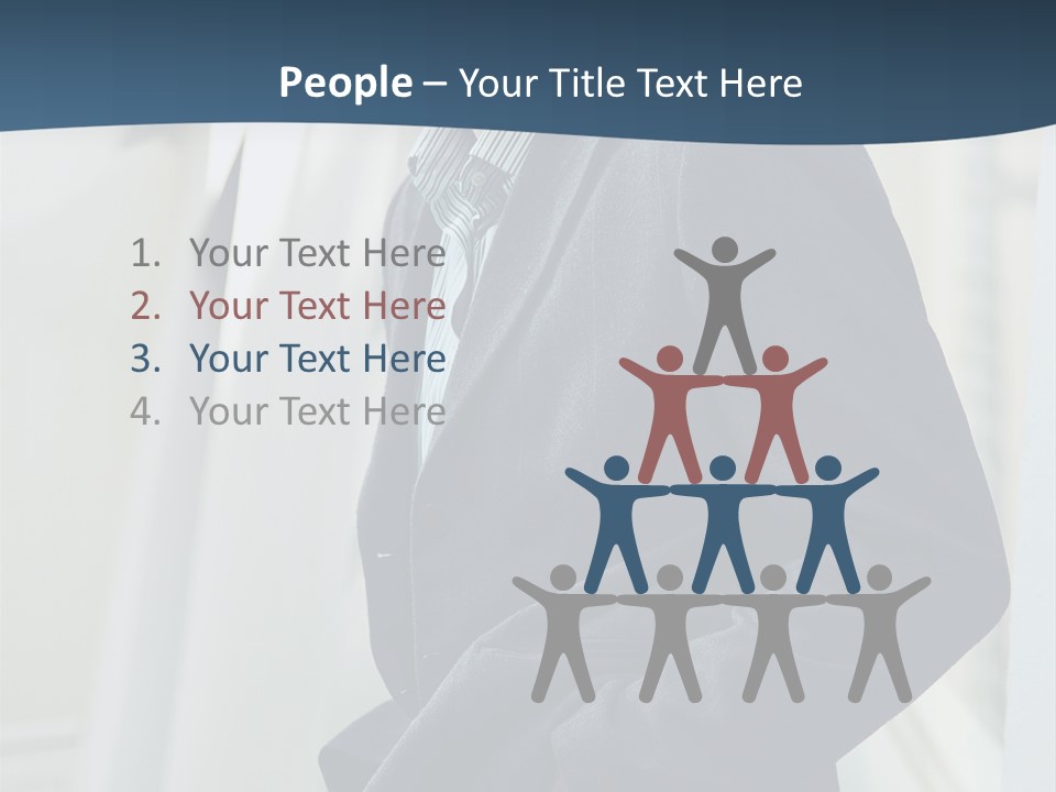 Male Young Outdoor PowerPoint Template