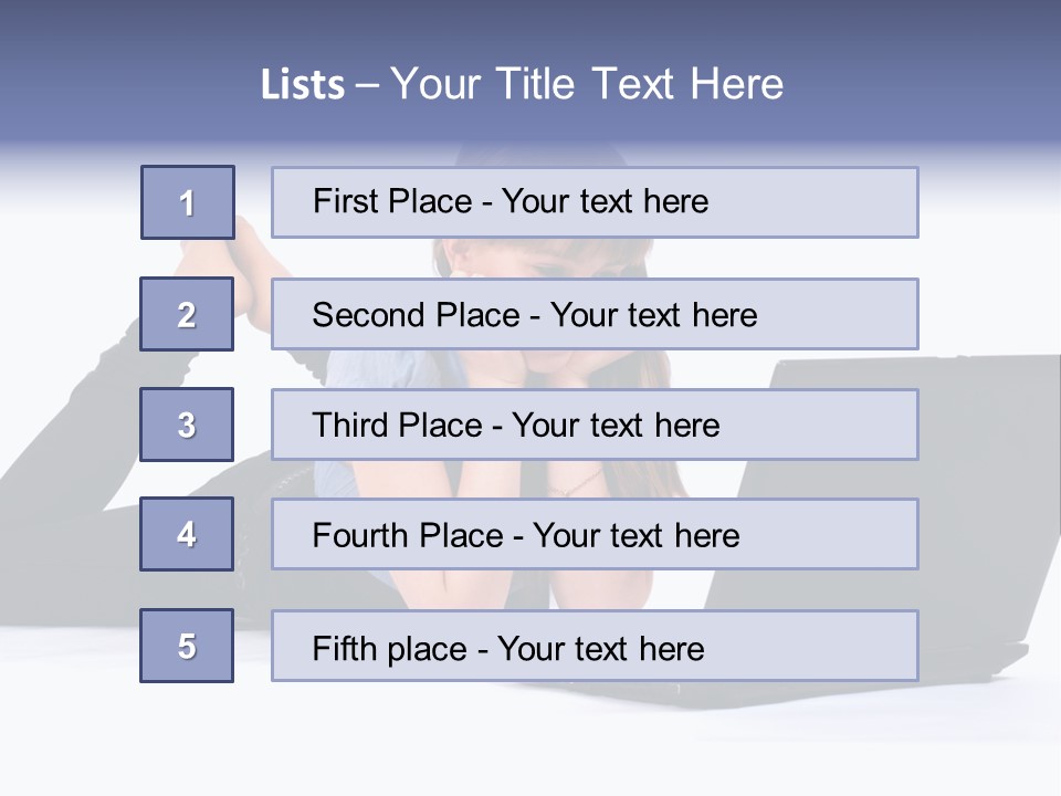 Studio Person Happiness PowerPoint Template