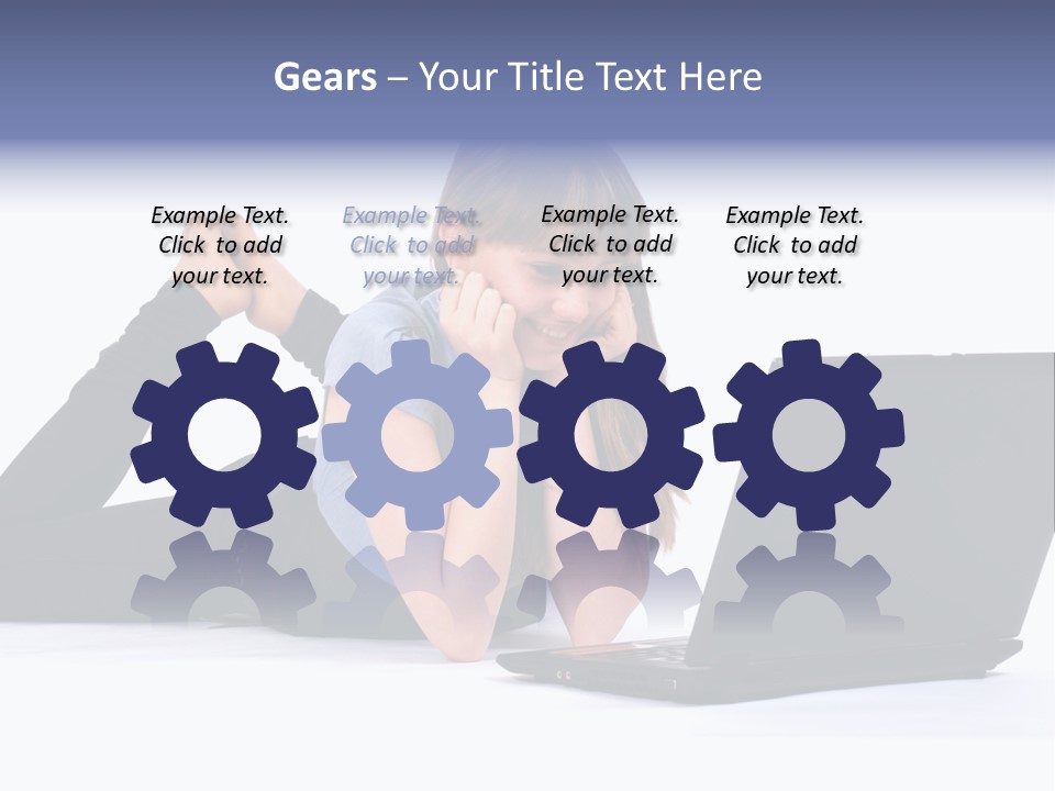 Studio Person Happiness PowerPoint Template