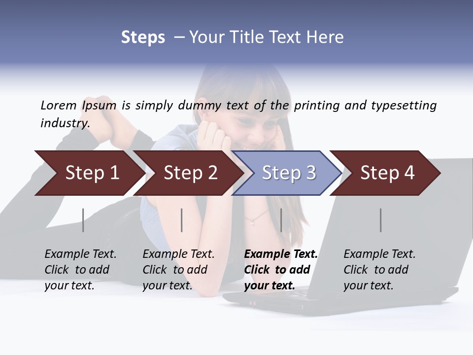 Studio Person Happiness PowerPoint Template