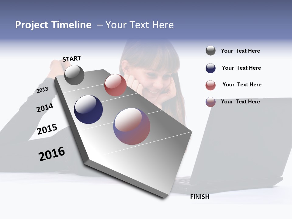 Studio Person Happiness PowerPoint Template