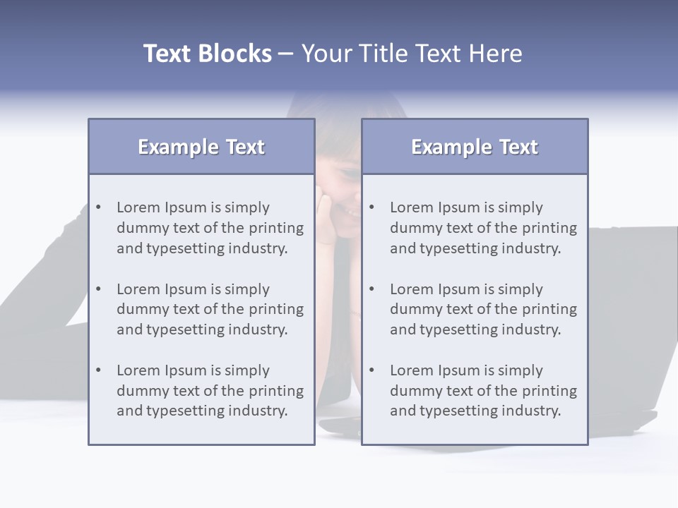 Studio Person Happiness PowerPoint Template