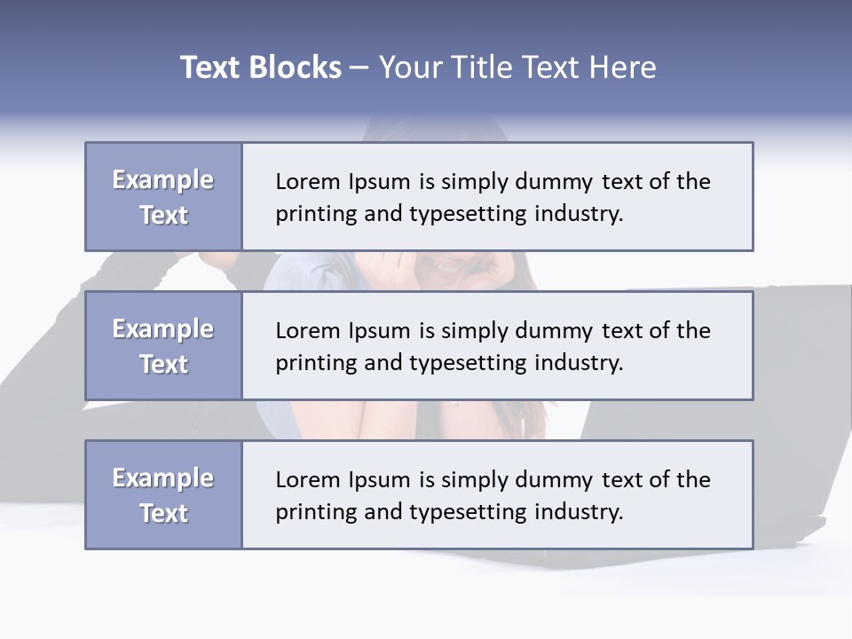 Studio Person Happiness PowerPoint Template