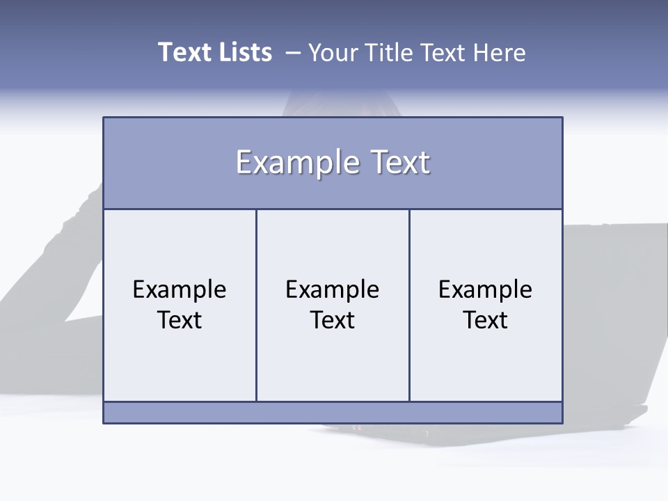 Studio Person Happiness PowerPoint Template