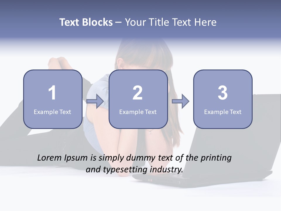 Studio Person Happiness PowerPoint Template