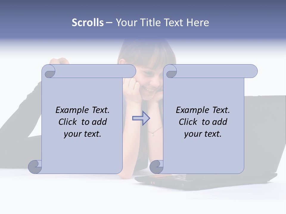 Studio Person Happiness PowerPoint Template