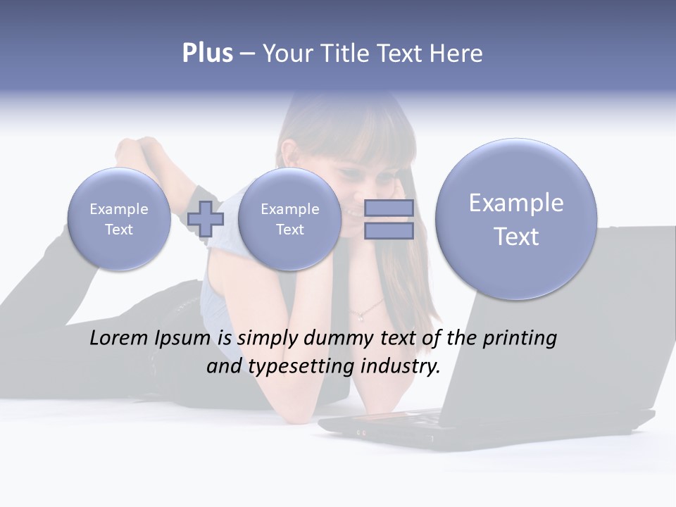 Studio Person Happiness PowerPoint Template