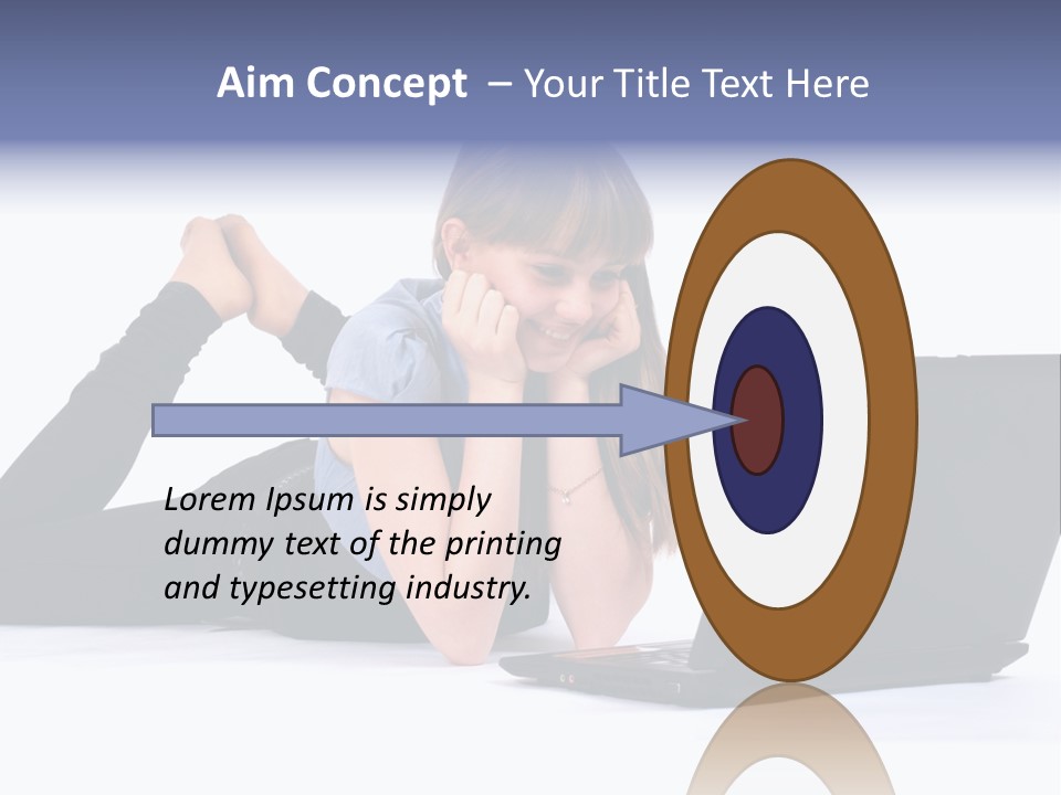 Studio Person Happiness PowerPoint Template