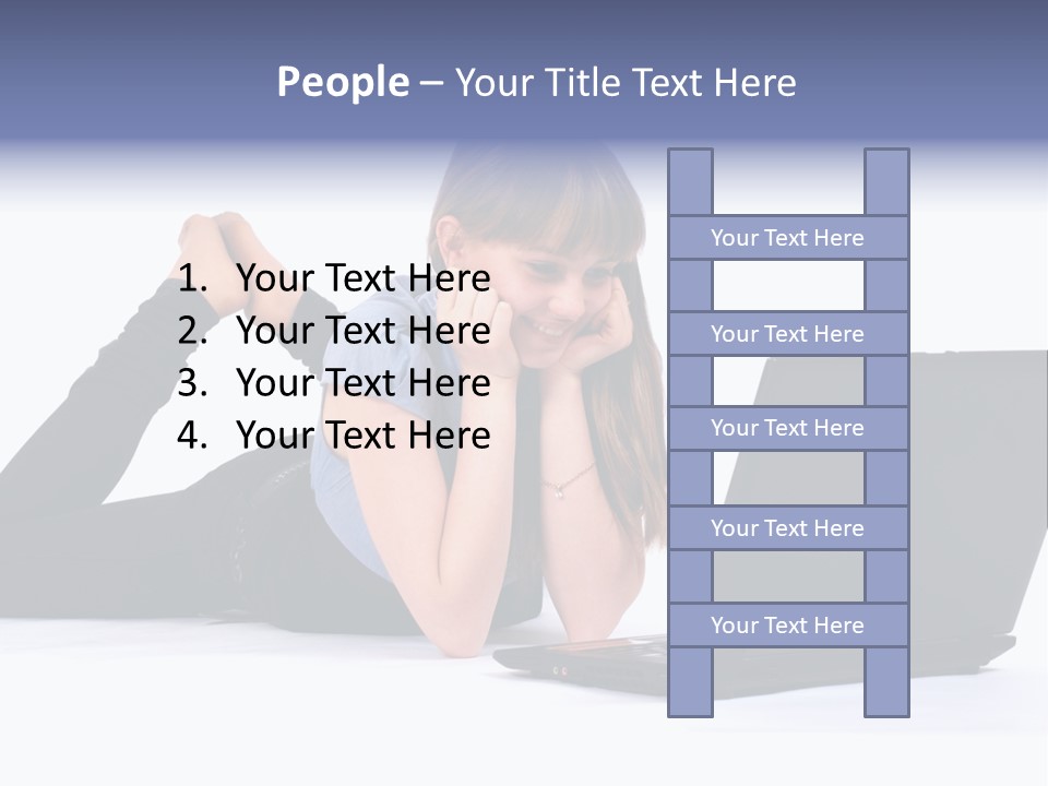 Studio Person Happiness PowerPoint Template