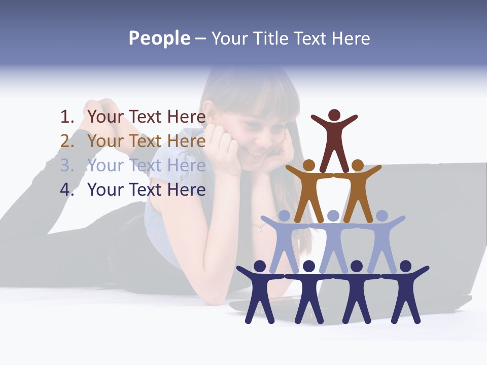 Studio Person Happiness PowerPoint Template