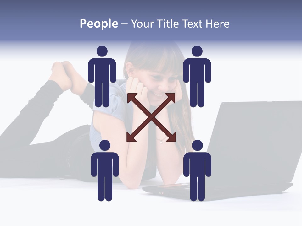 Studio Person Happiness PowerPoint Template