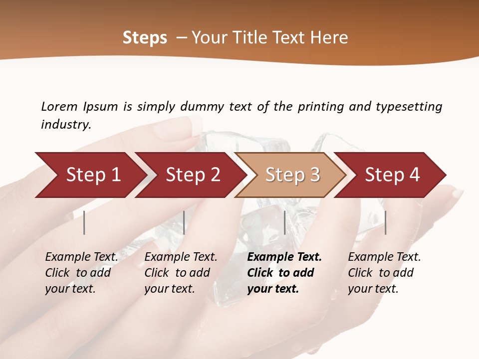 Elegant Fist Beauty PowerPoint Template