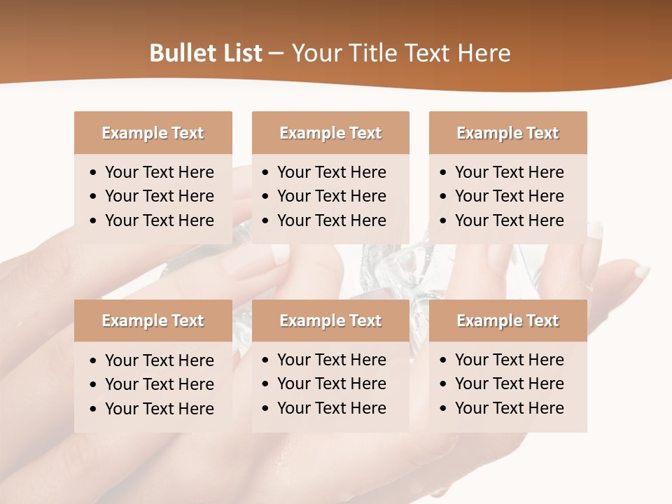 Elegant Fist Beauty PowerPoint Template