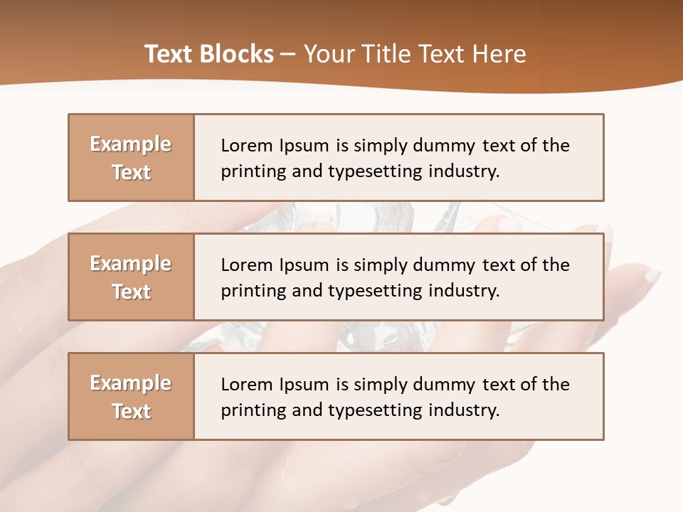 Elegant Fist Beauty PowerPoint Template