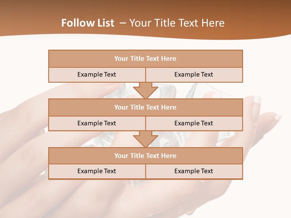 Elegant Fist Beauty PowerPoint Template