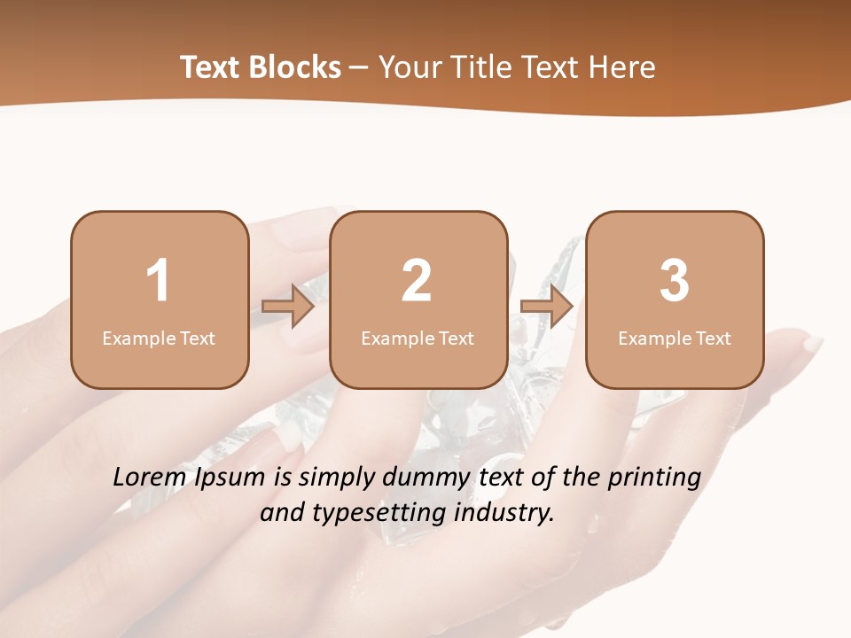 Elegant Fist Beauty PowerPoint Template