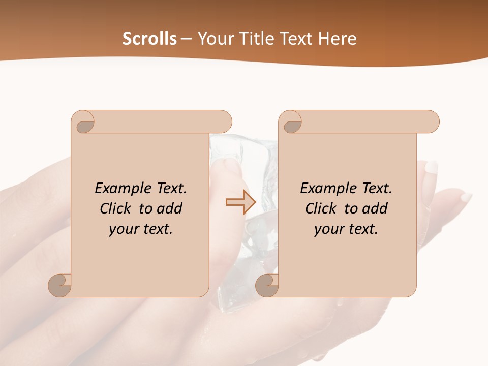 Elegant Fist Beauty PowerPoint Template