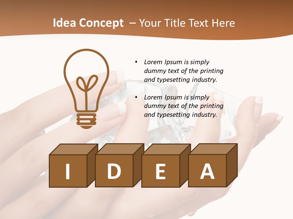 Elegant Fist Beauty PowerPoint Template