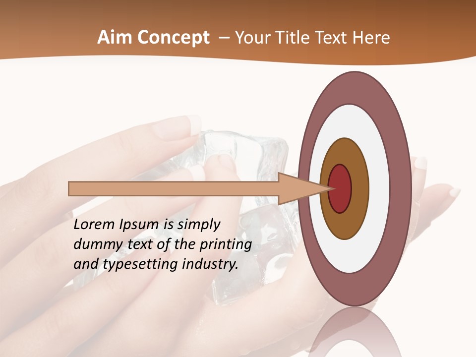 Elegant Fist Beauty PowerPoint Template