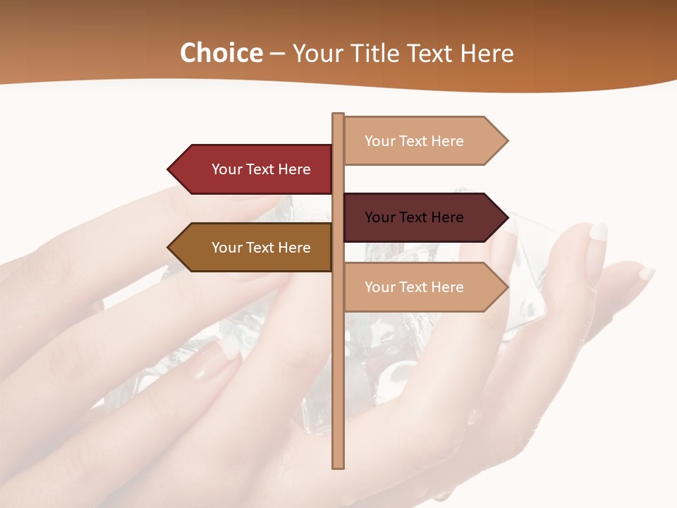 Elegant Fist Beauty PowerPoint Template