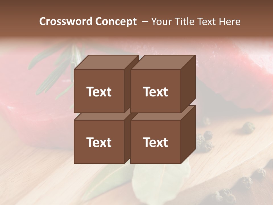 Healthy Food Herbs PowerPoint Template