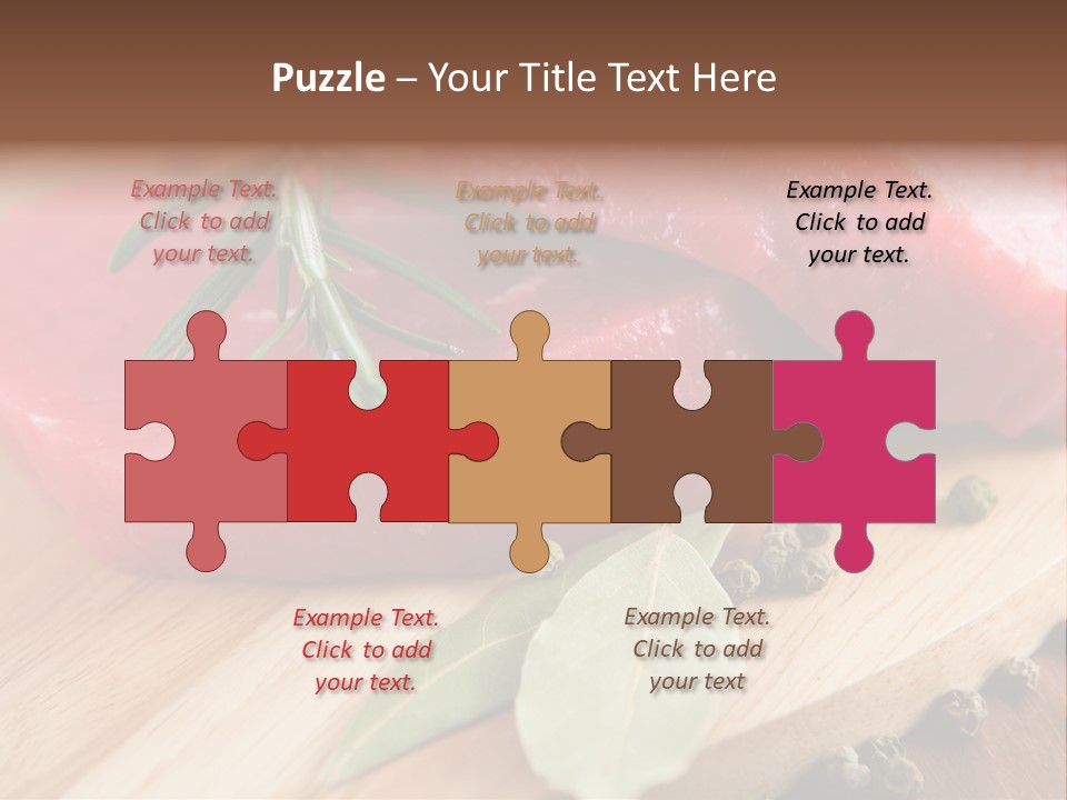 Healthy Food Herbs PowerPoint Template