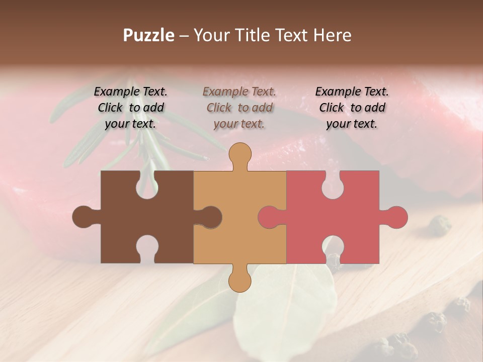 Healthy Food Herbs PowerPoint Template