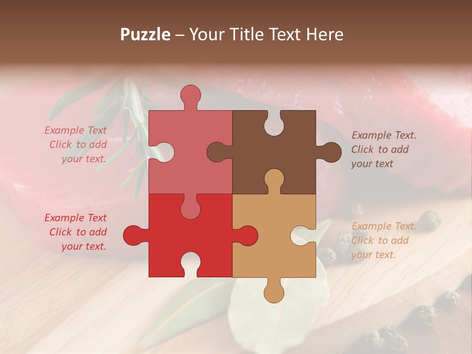 Healthy Food Herbs PowerPoint Template