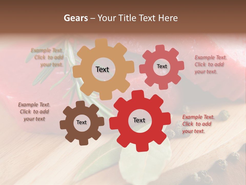 Healthy Food Herbs PowerPoint Template