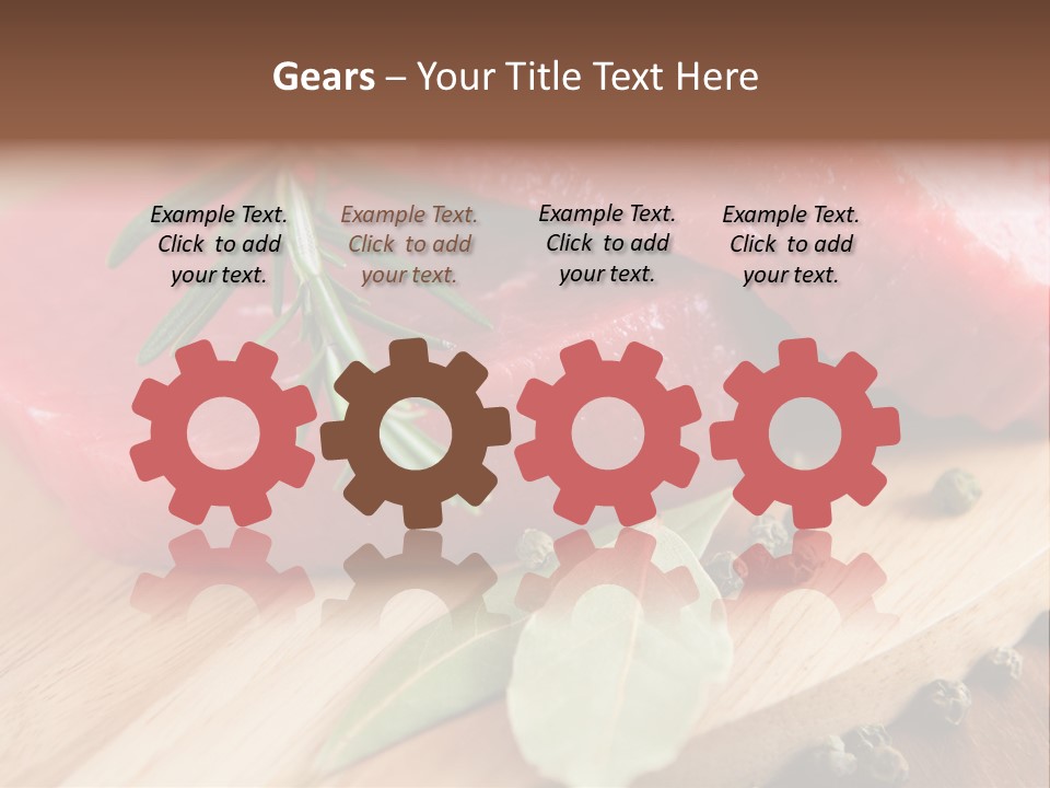 Healthy Food Herbs PowerPoint Template