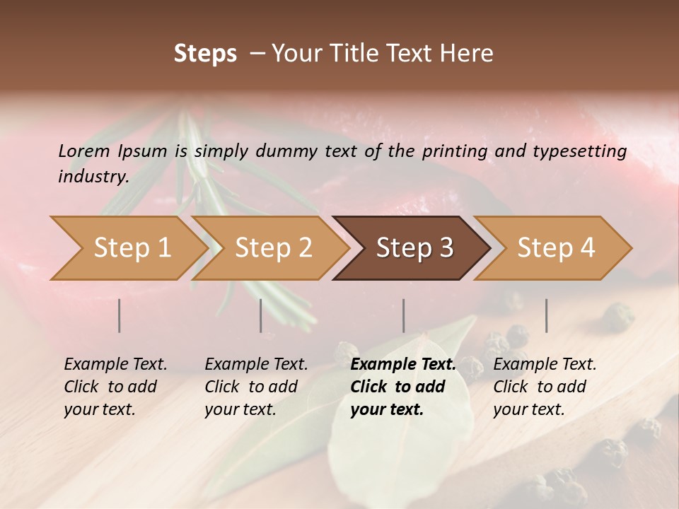 Healthy Food Herbs PowerPoint Template
