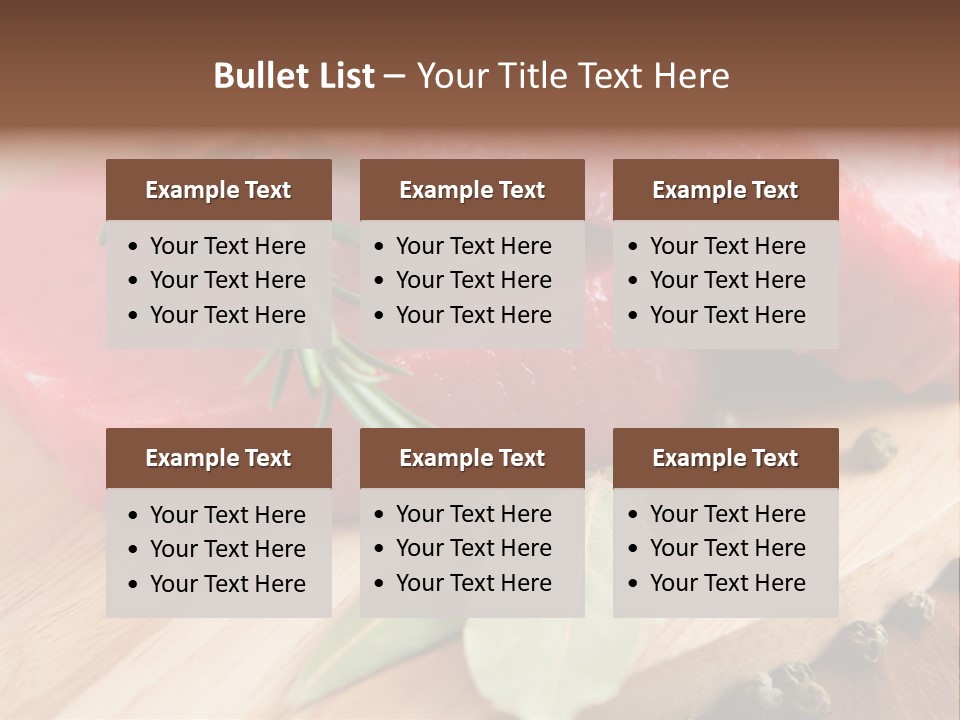 Healthy Food Herbs PowerPoint Template