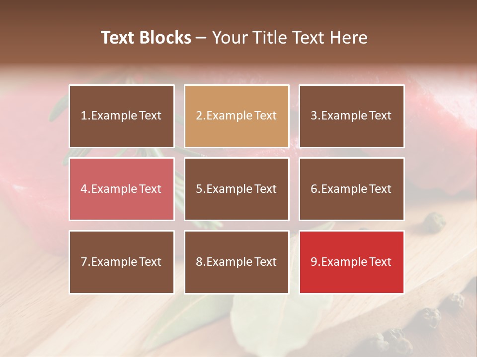 Healthy Food Herbs PowerPoint Template