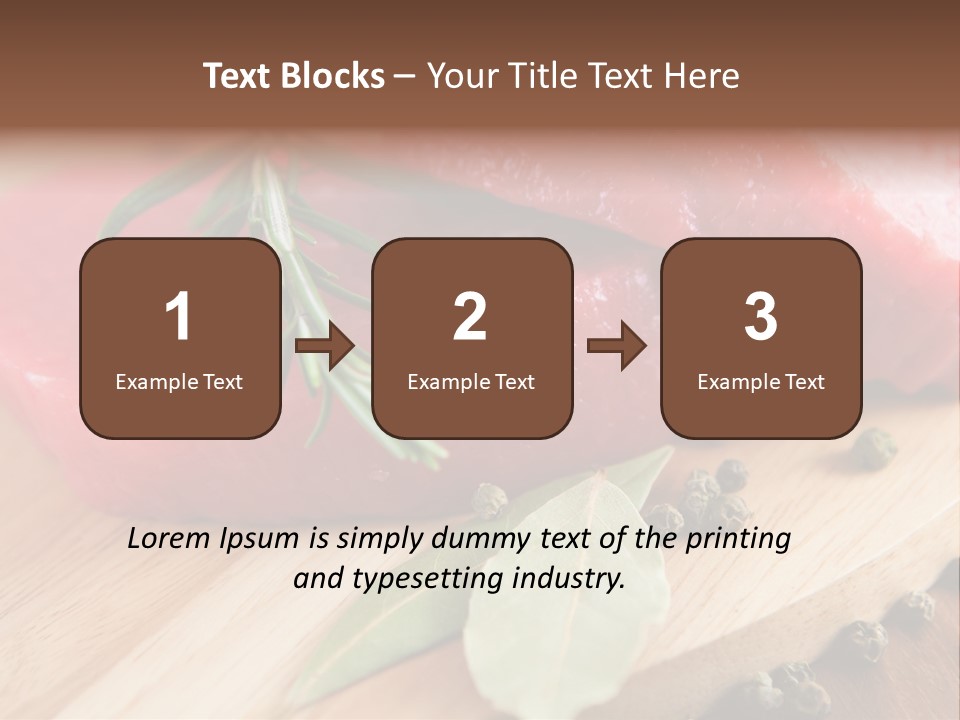 Healthy Food Herbs PowerPoint Template