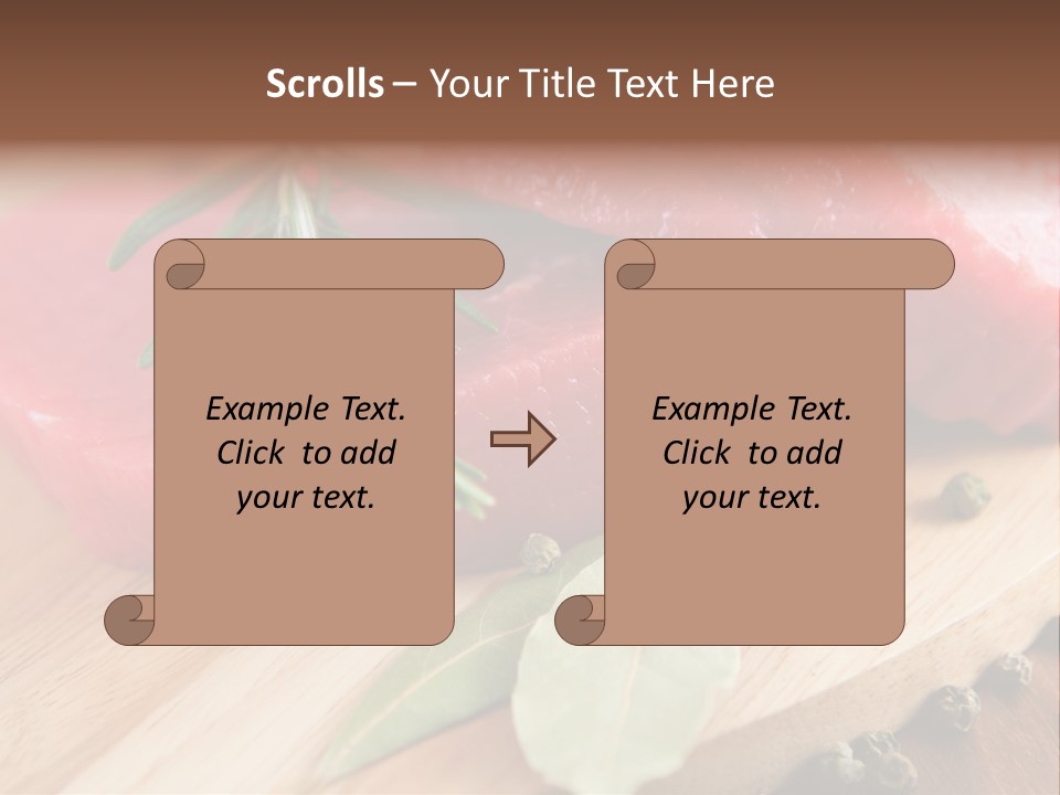 Healthy Food Herbs PowerPoint Template