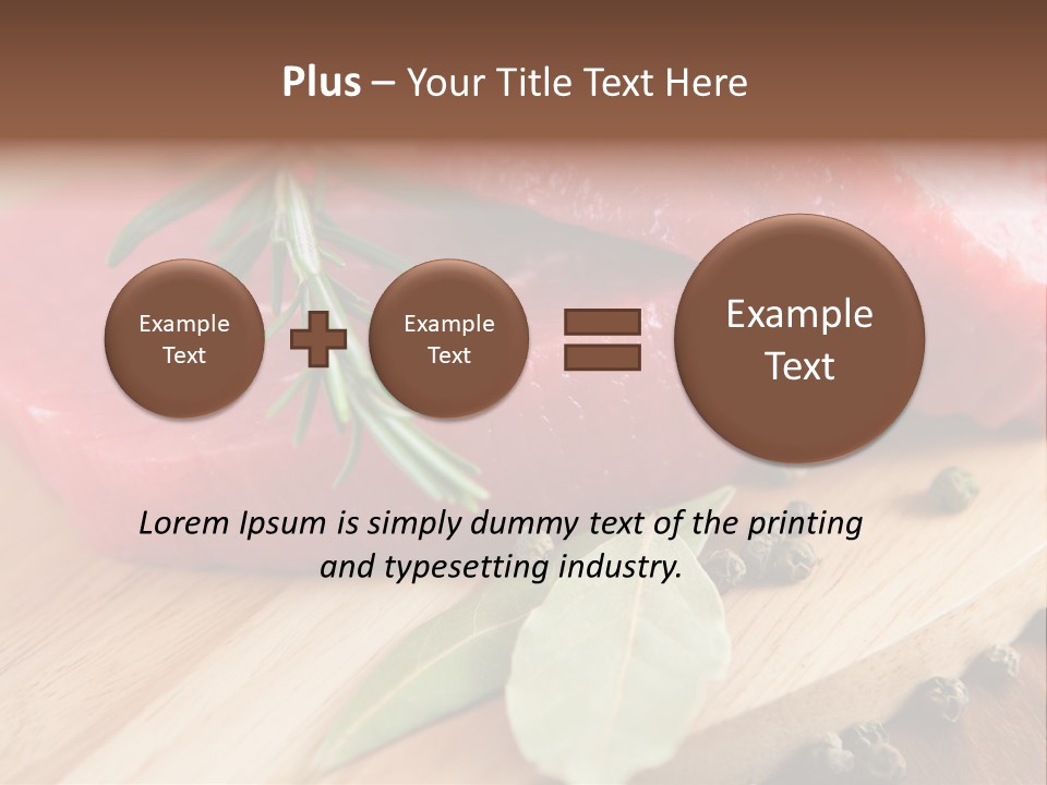 Healthy Food Herbs PowerPoint Template