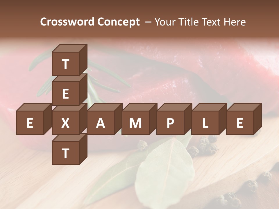 Healthy Food Herbs PowerPoint Template