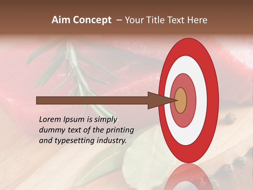 Healthy Food Herbs PowerPoint Template