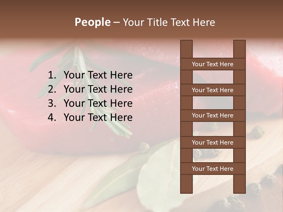 Healthy Food Herbs PowerPoint Template