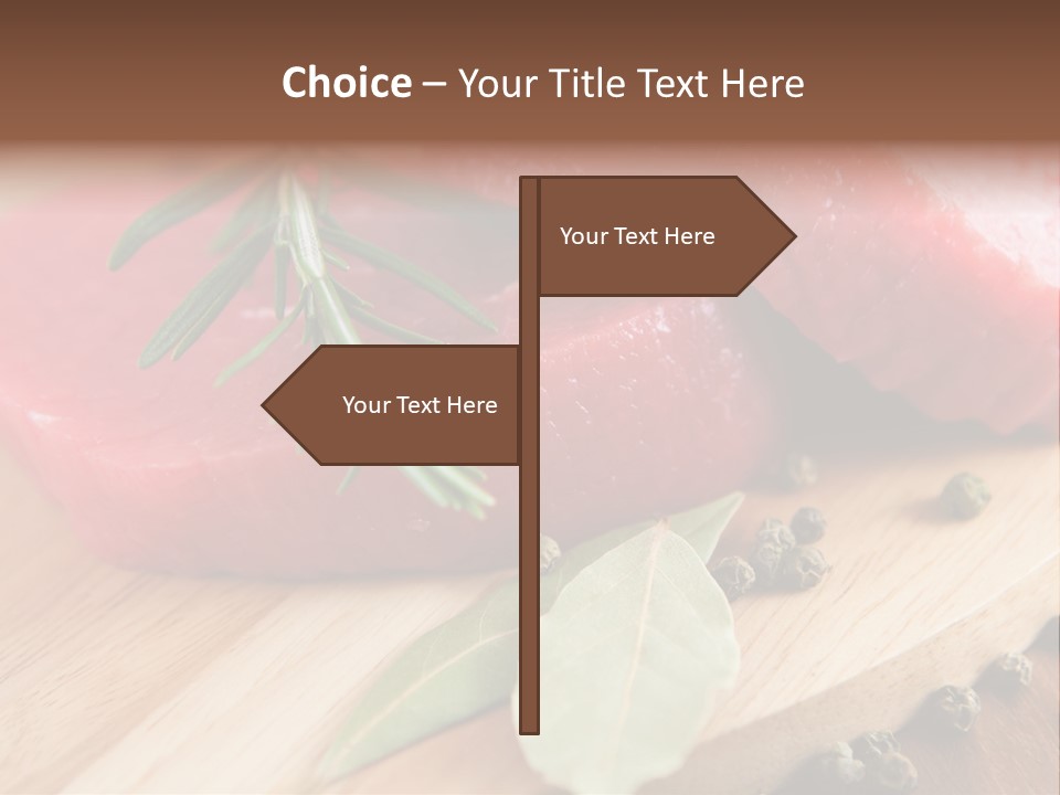 Healthy Food Herbs PowerPoint Template