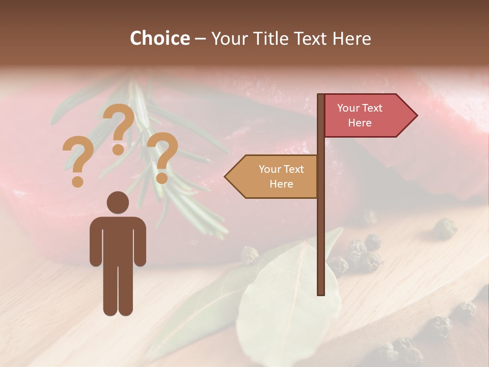 Healthy Food Herbs PowerPoint Template
