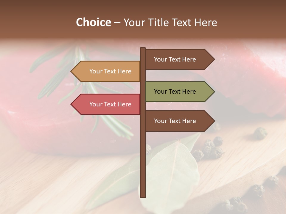 Healthy Food Herbs PowerPoint Template