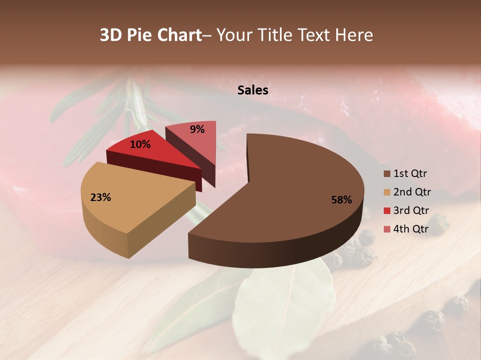 Healthy Food Herbs PowerPoint Template